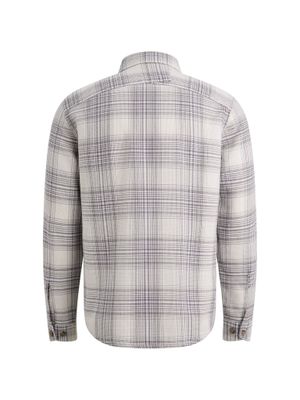 Cast Iron LONG SLEEVE SHIRT Check waffle YD