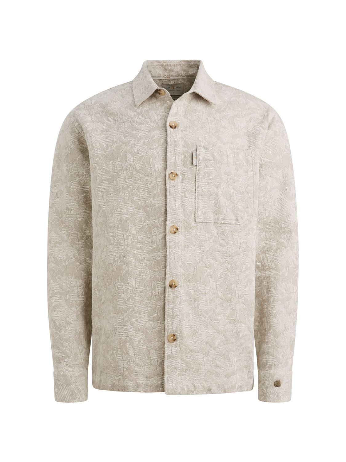 Cast Iron LONG SLEEVE SHIRT Jacquard 2 tone