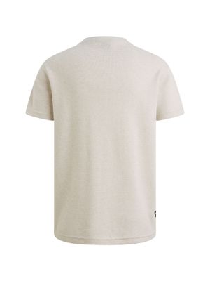 PME Legend Short sleeve r-neck two tone textu