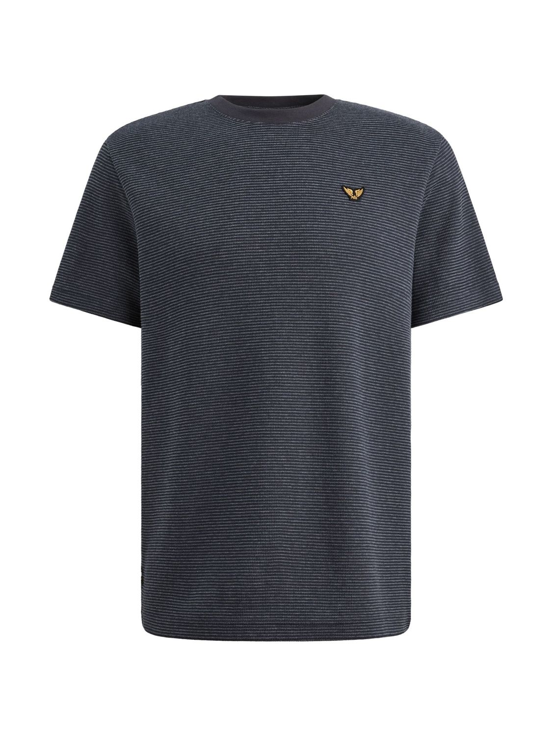 PME Legend Short sleeve r-neck two tone textu