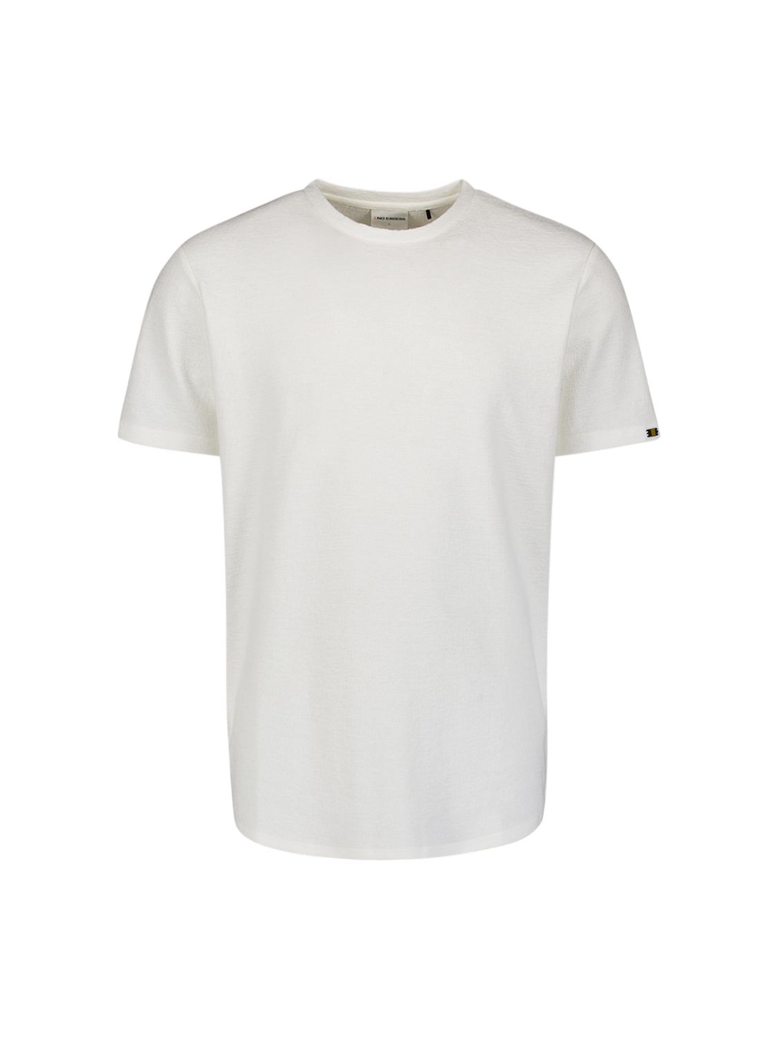 No Excess T-Shirt Crewneck Solid Jacquard