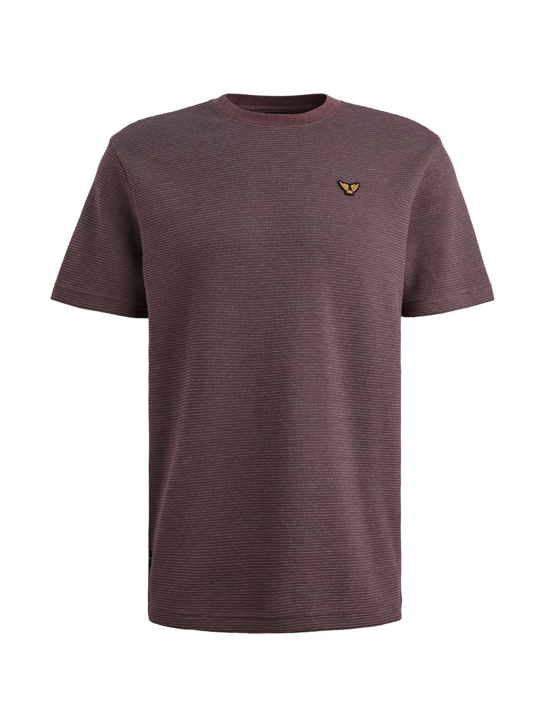 PME Legend Short sleeve r-neck two tone textu