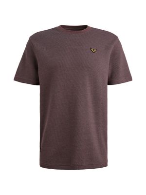PME Legend Short sleeve r-neck two tone textu