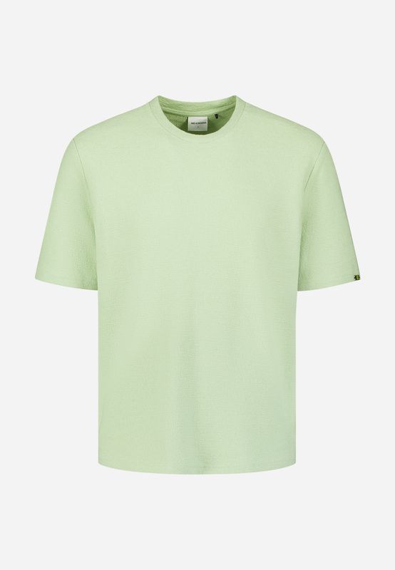 No Excess T-Shirt Crewneck Solid Jacquard