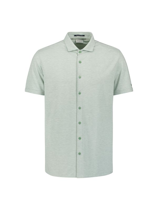 No Excess Shirt Short Sleeve Melange Jersey
