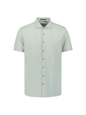 No Excess Shirt Short Sleeve Melange Jersey