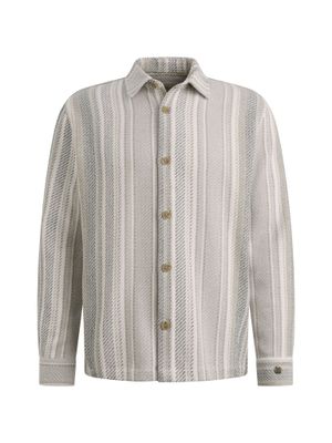 Cast Iron LONG SLEEVE SHIRT Twill Slub Strip