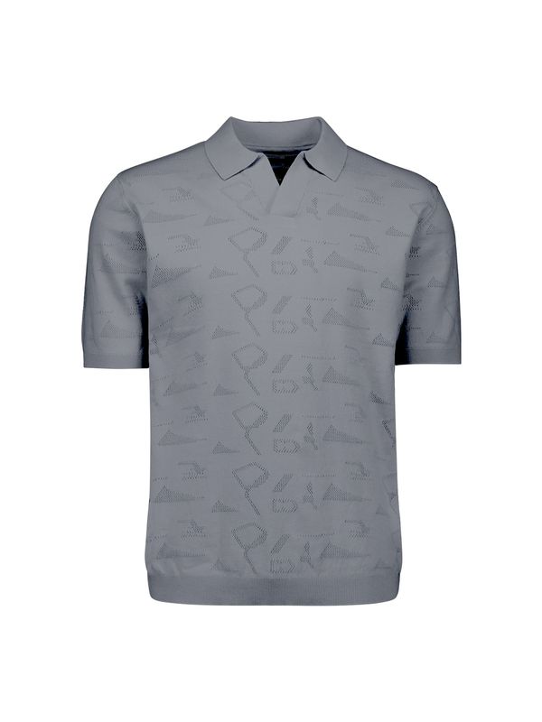 No Excess Pullover Short Sleeve Polo Jacquard