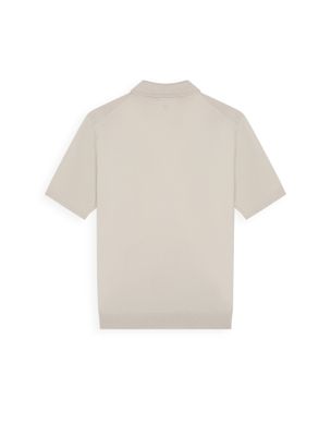 Pure Path Flat Knit Half-zip Polo