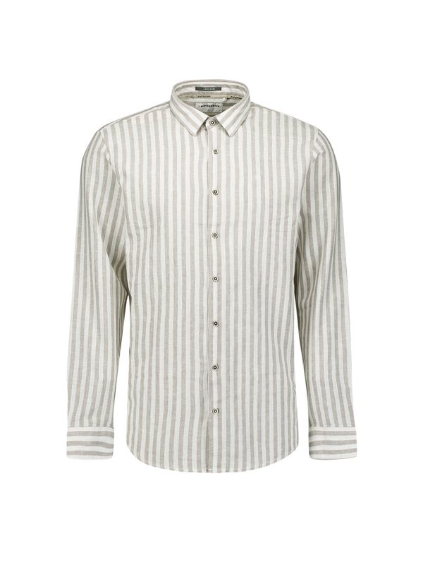 No Excess Shirt Vertical Big Stripe With Line