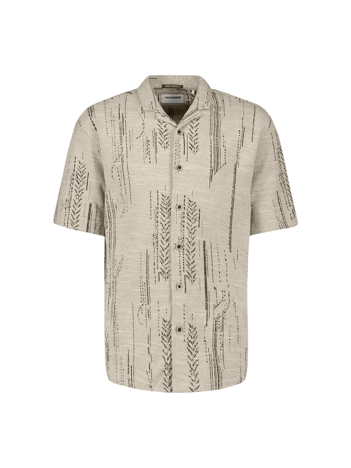 No Excess Shirt Short Sleeve Jacquard Fancy