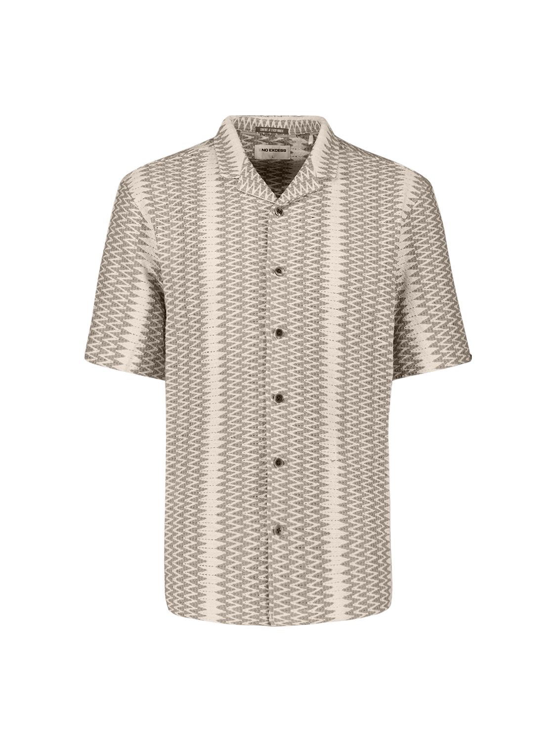 No Excess Shirt Short Sleeve Jacquard Fancy Z