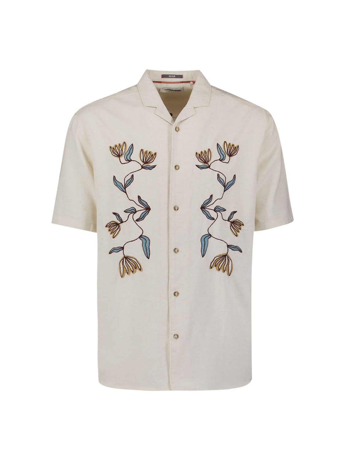No Excess Shirt Short Sleeve Placed Embroider