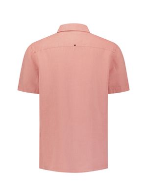 No Excess Shirt Short Sleeve With Linen, Garm