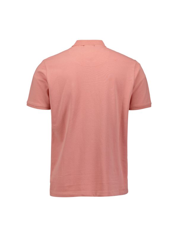 No Excess Polo Short Sleeve Zip Garment Dyed