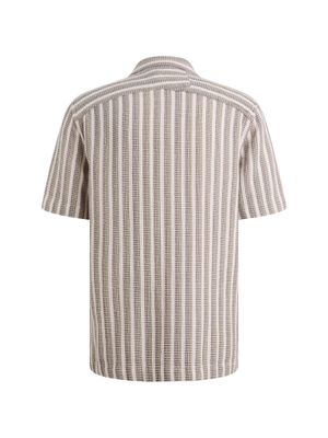 Cast Iron Short Sleeve Shirt Stripe new mesh