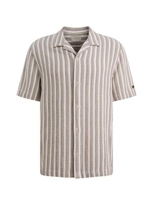 Cast Iron Short Sleeve Shirt Stripe new mesh