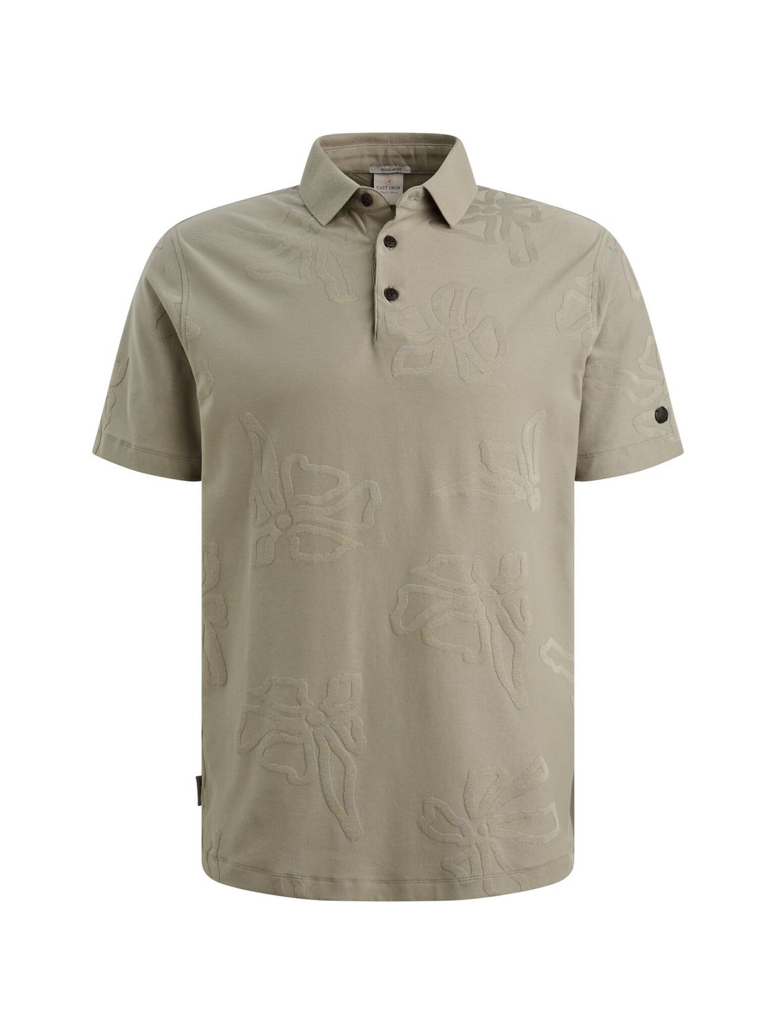 Cast Iron Short sleeve polo regular fit jacq