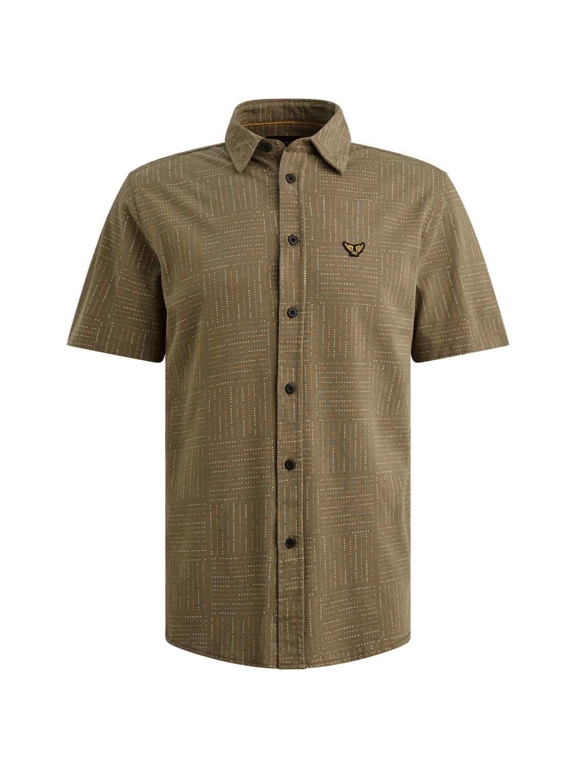 PME Legend Short Sleeve Shirt Print on pique