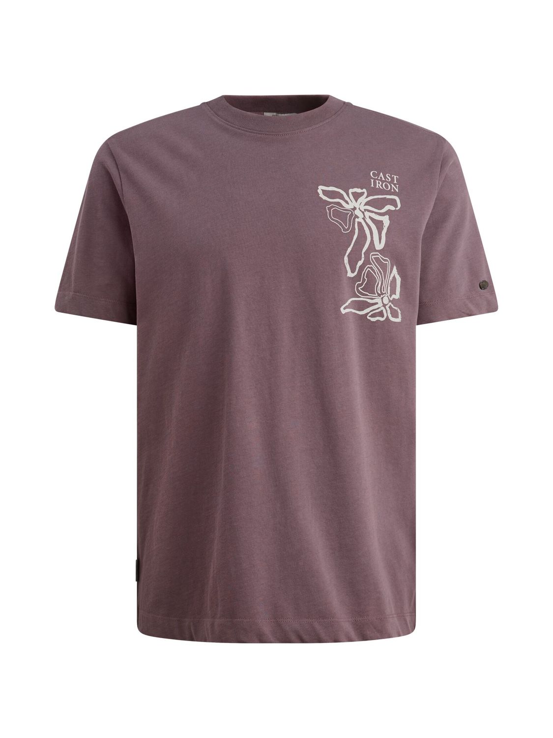 Cast Iron Short sleeve r-neck regular fit si
