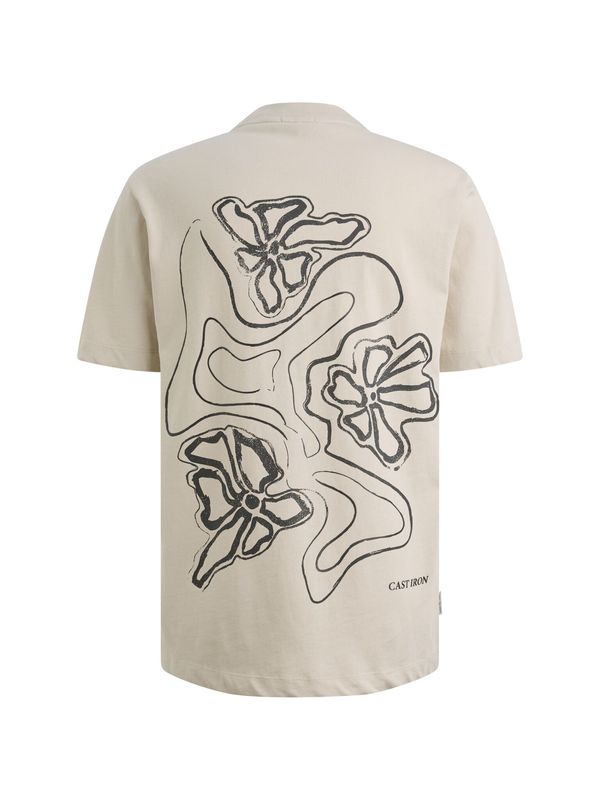 Cast Iron Short sleeve r-neck regular fit si