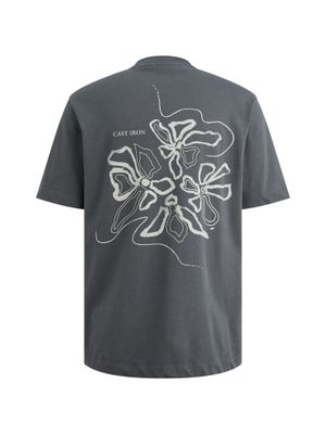 Cast Iron Short sleeve r-neck regular fit si