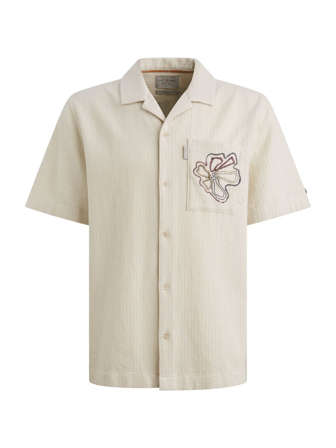 Cast Iron Short Sleeve Shirt Yarn dye struct
