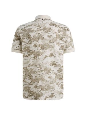 PME Legend Short sleeve polo printed slub jer