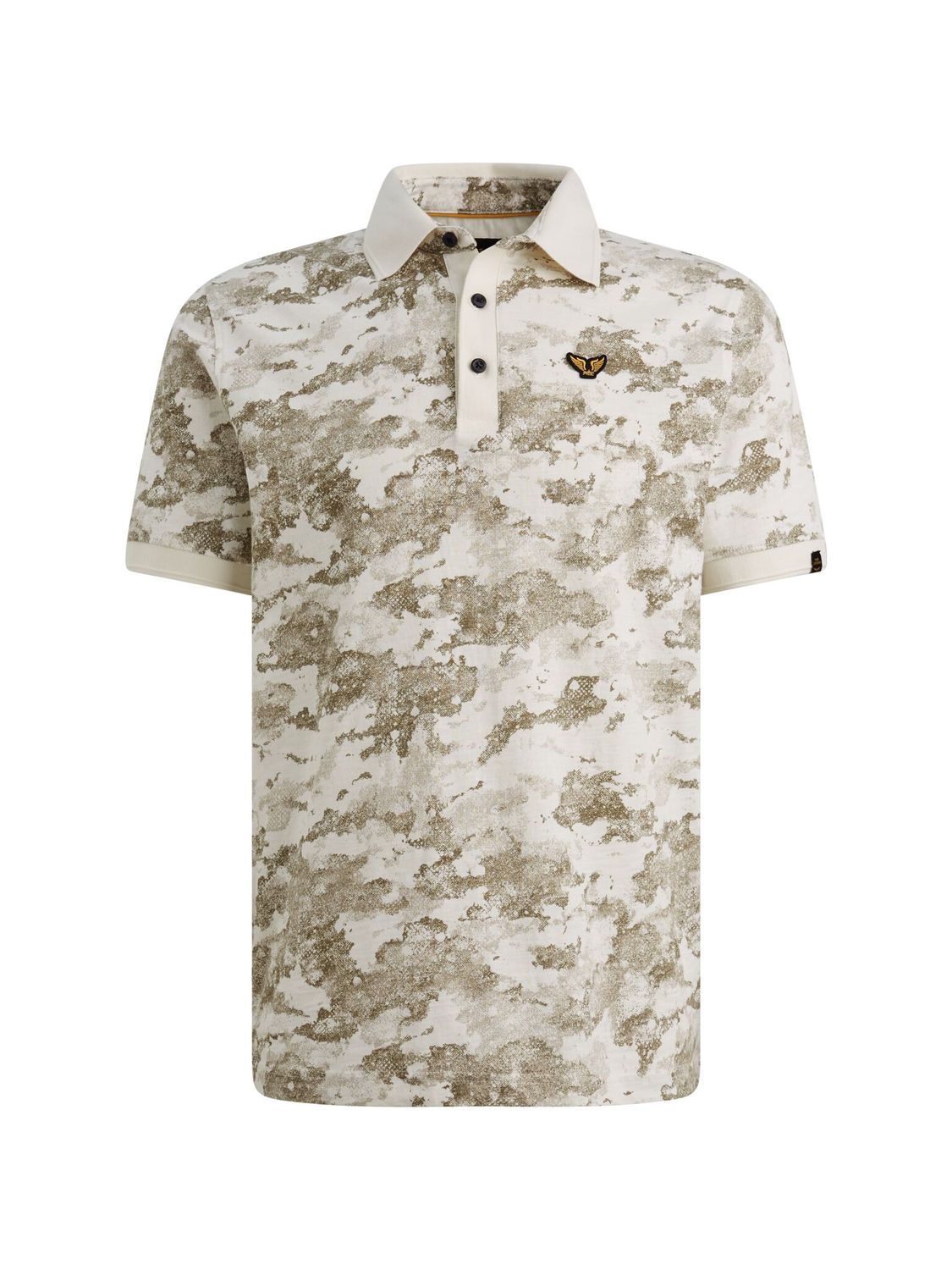 PME Legend Short sleeve polo printed slub jer