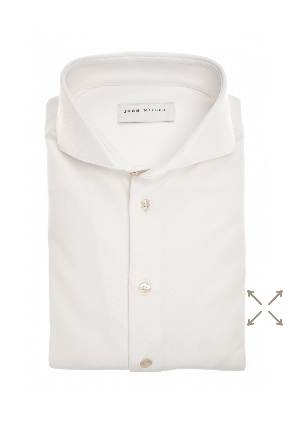 John Miller shirt hyperstretch antiekwit
