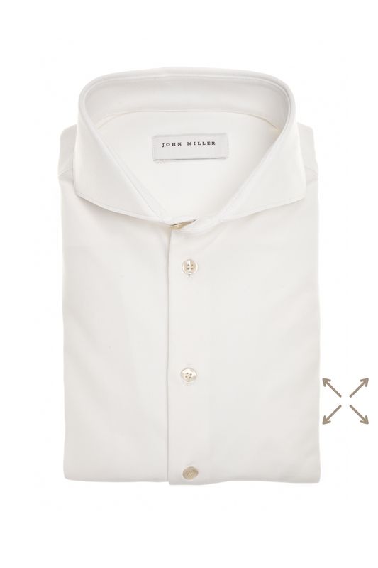 John Miller shirt hyperstretch antiekwit