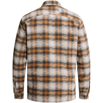 Cast Iron Long sleeve shirt Check Jacquard