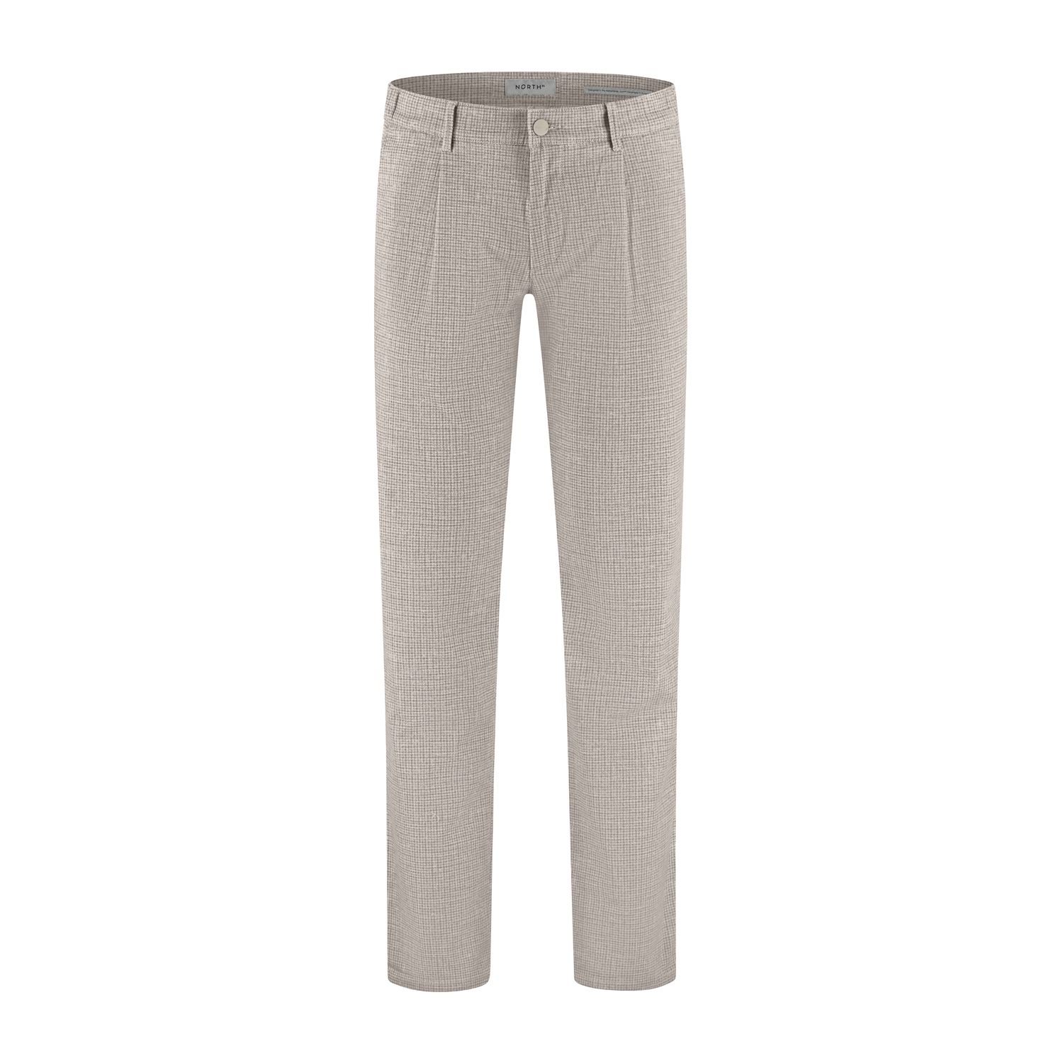 North84 Pleated Chino pepita