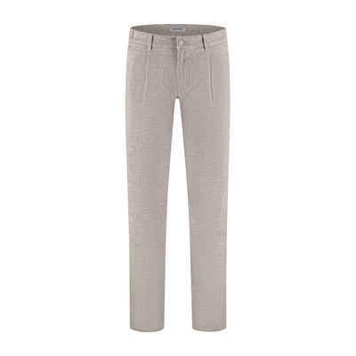 North84 Pleated Chino pepita