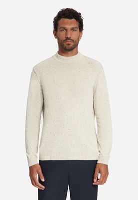 No Excess Pullover Turtle Neck Melange Neps W