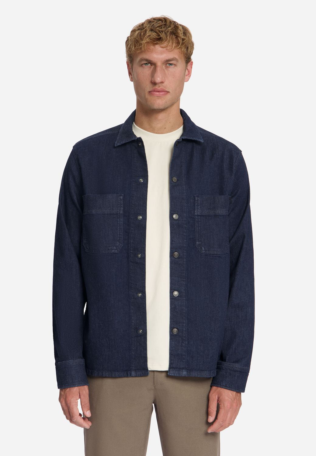 No Excess Denim Overshirt