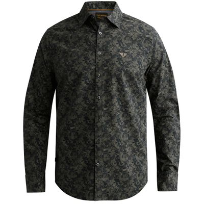 PME Legend Long sleeve shirt Print on poplin