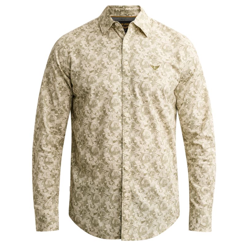 PME Legend Long sleeve shirt Print on poplin