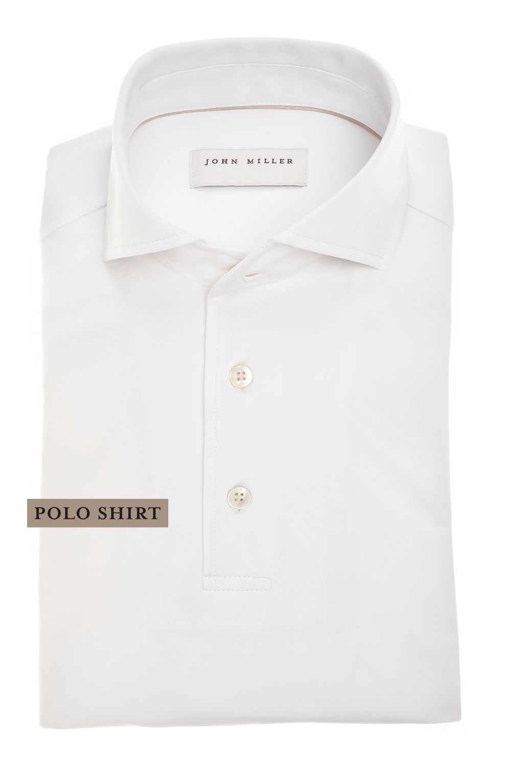John Miller Shirts Plain:Polo shirt