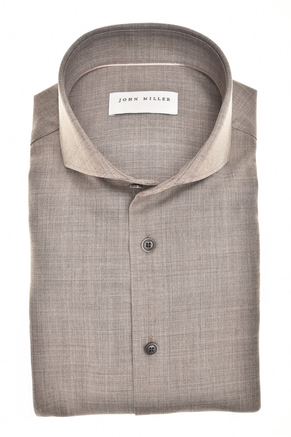 John Miller Shirts Plain:Overhemd
