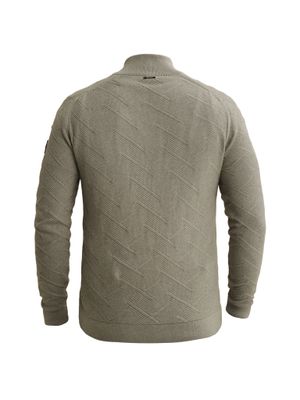 Vanguard Half zip collar cotton mouline