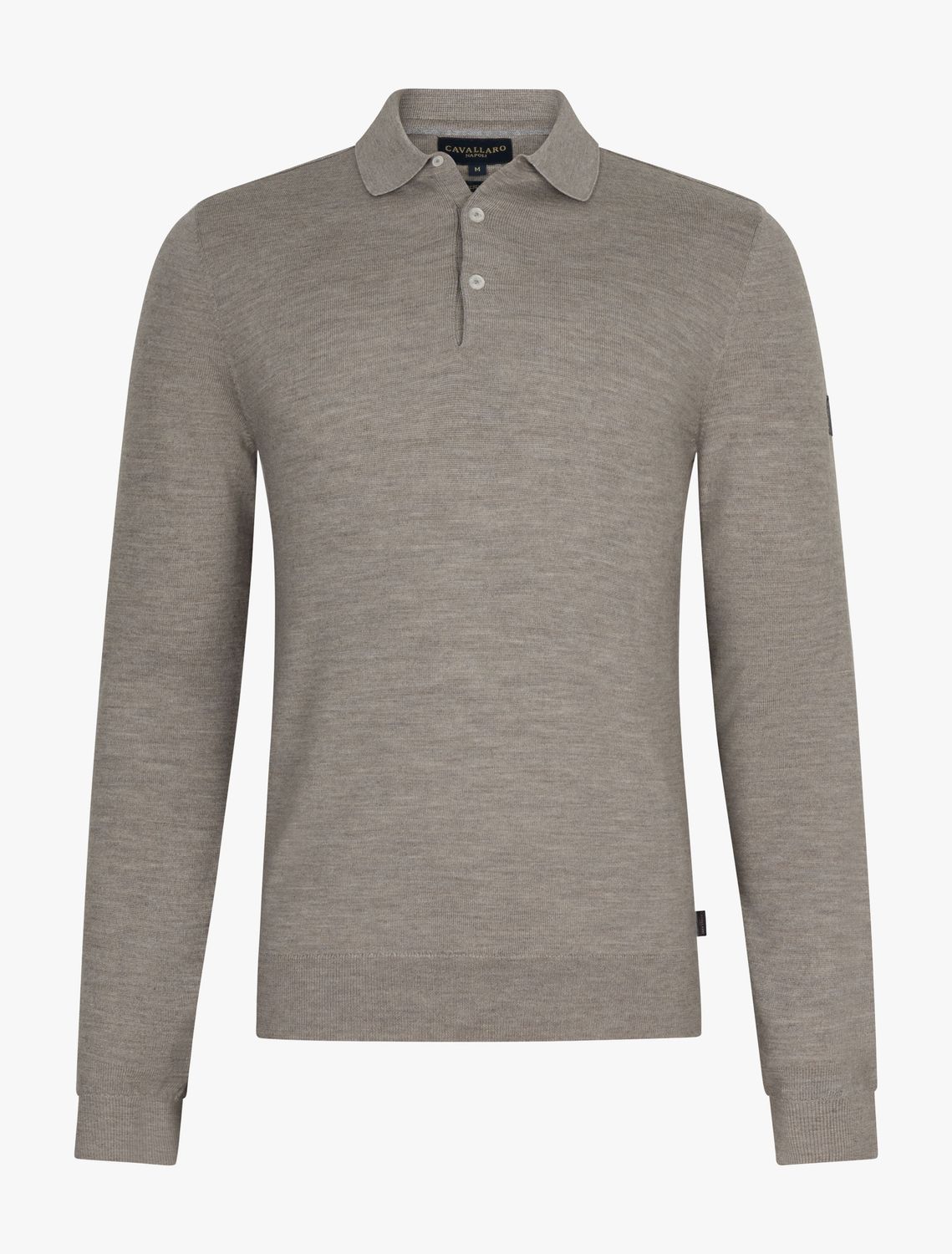 Cavallaro Merino Long Sleeve Polo