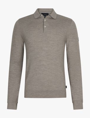 Cavallaro Merino Long Sleeve Polo