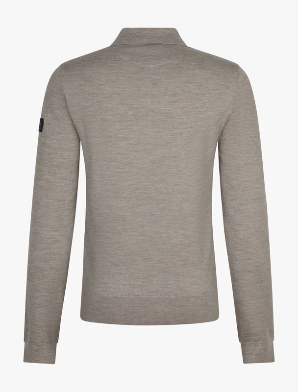 Cavallaro Merino Long Sleeve Polo