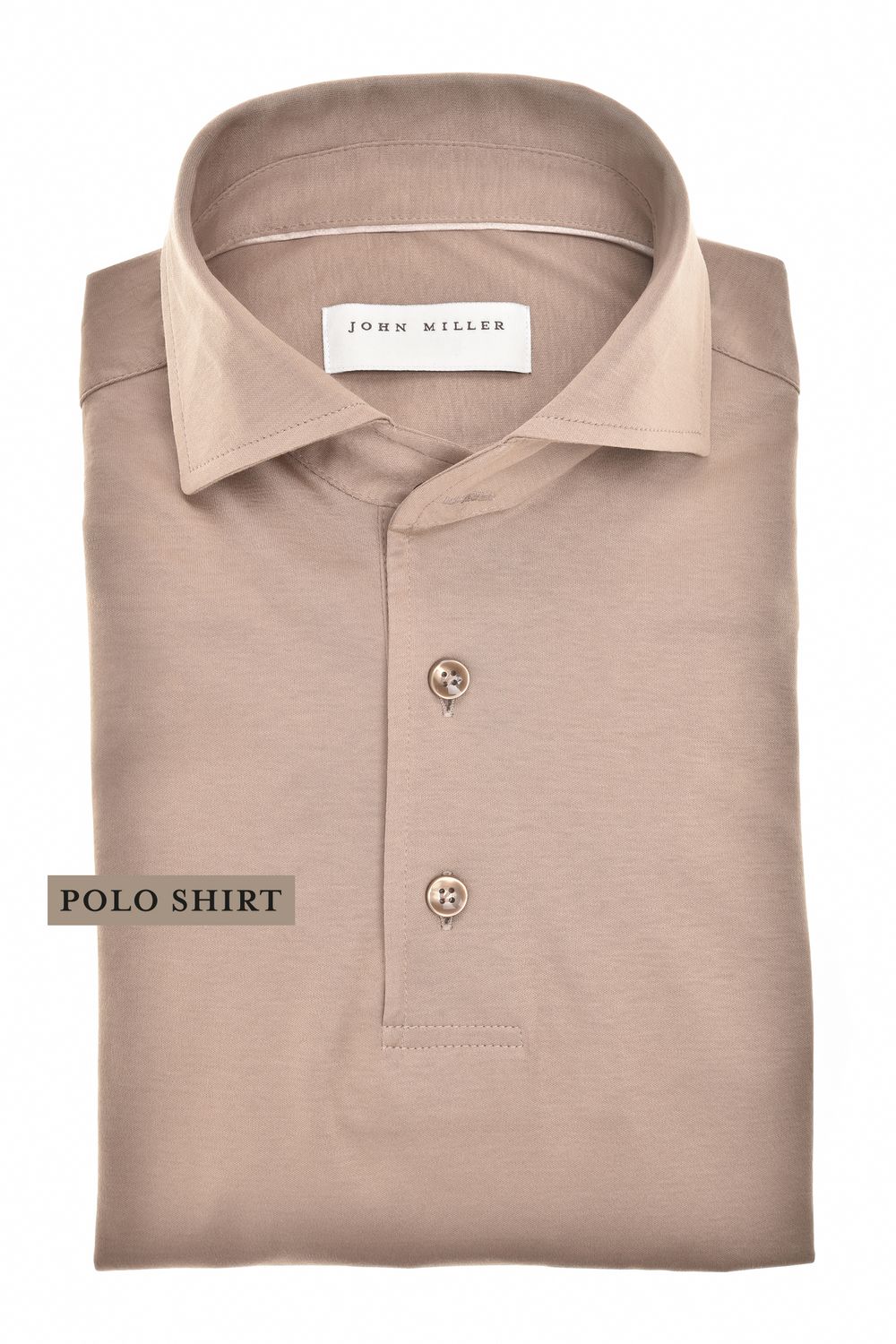 John Miller Shirts Plain:Polo shirt