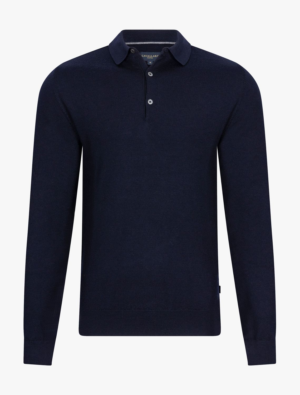 Cavallaro Merino Long Sleeve Polo