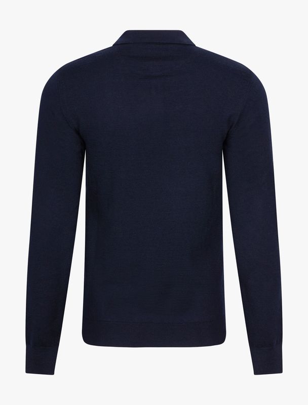 Cavallaro Merino Long Sleeve Polo