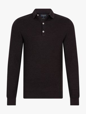 Cavallaro Merino Long Sleeve Polo