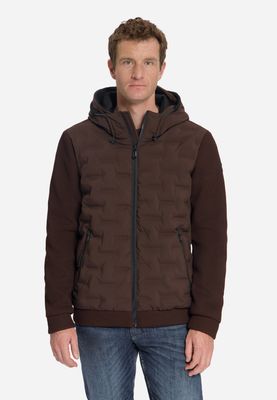 No Excess Jacket Short Fit Sealed Hooded Knit