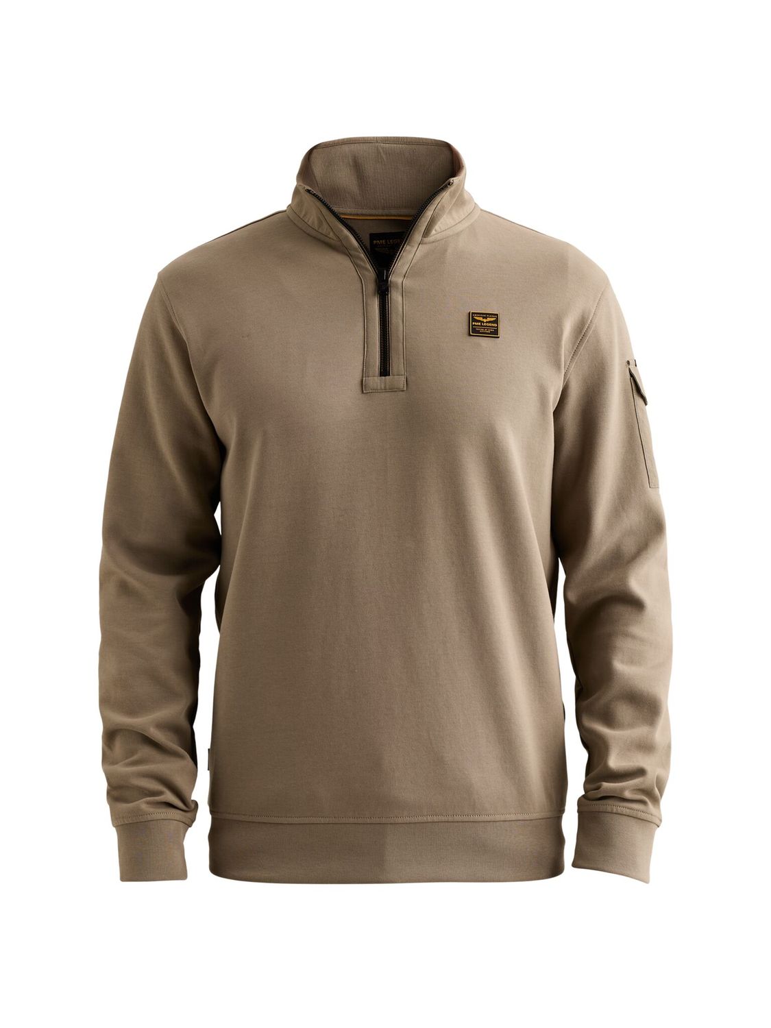 PME Legend Half zip collar interlock jersey